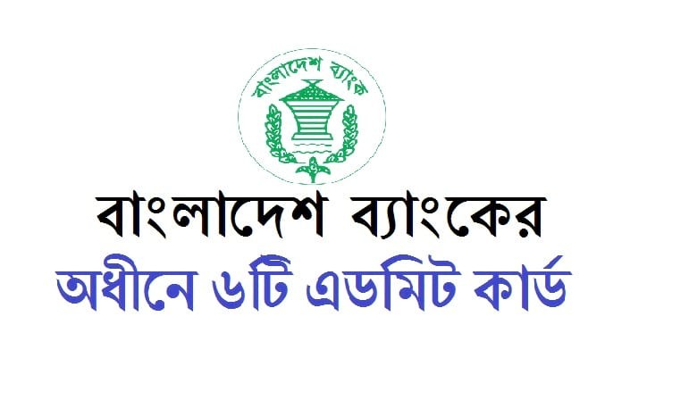 6 Admit Card of Bank is Now Available