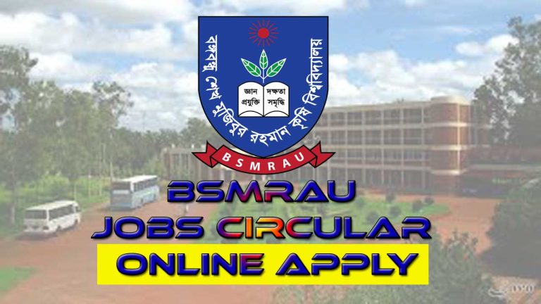 BSMRAU Jobs Circular