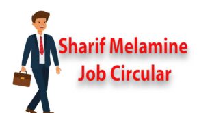 Sharif Melamine Job Circular