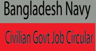 Bangladesh Navy Civilian Govt Job Circular
