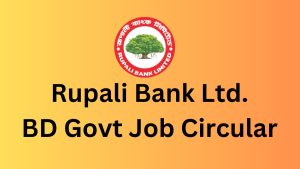 Rupali Bank BD Govt Job Circular
